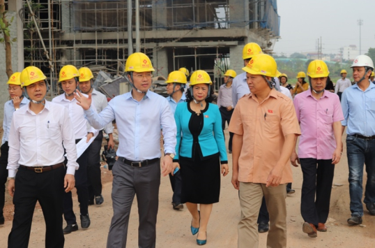 Đoàn Đại biểu Quốc hội tỉnh Vĩnh Phúc đến thăm dự án TMS Grand City Phuc Yen