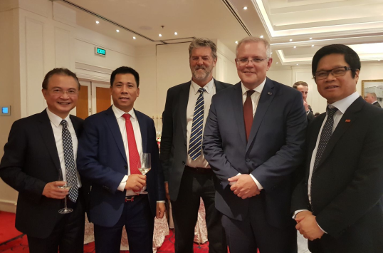 Australian Prime Minister meets leading enterprises