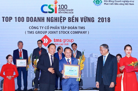 表彰TMS集团 - “越南可持续发展企业2018