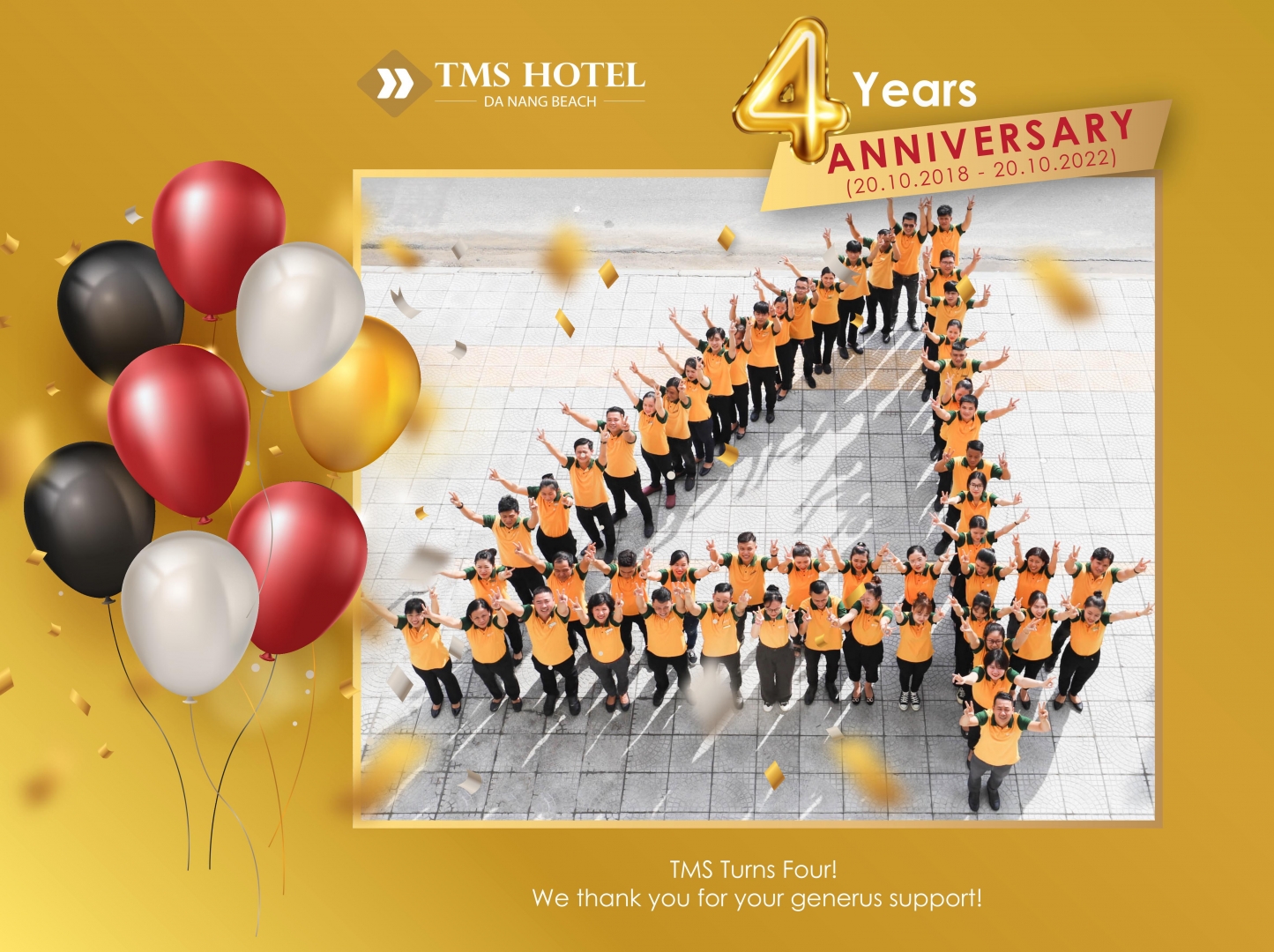 TMS Hotel Da Nang Beach tri ân khách hàng chào mừng Sinh nhật